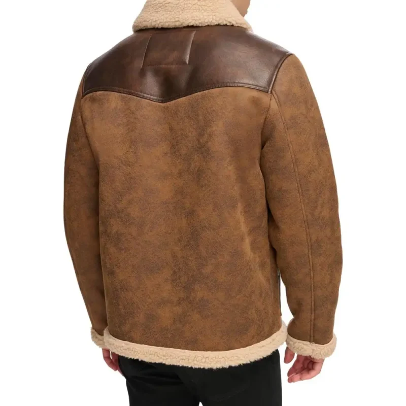 Brown Leather Jacket for Mens