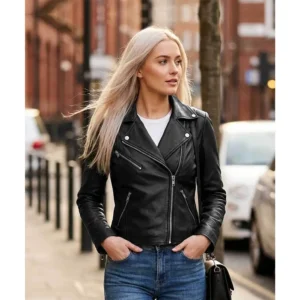 Ninfa Womens Real Leather Jacket