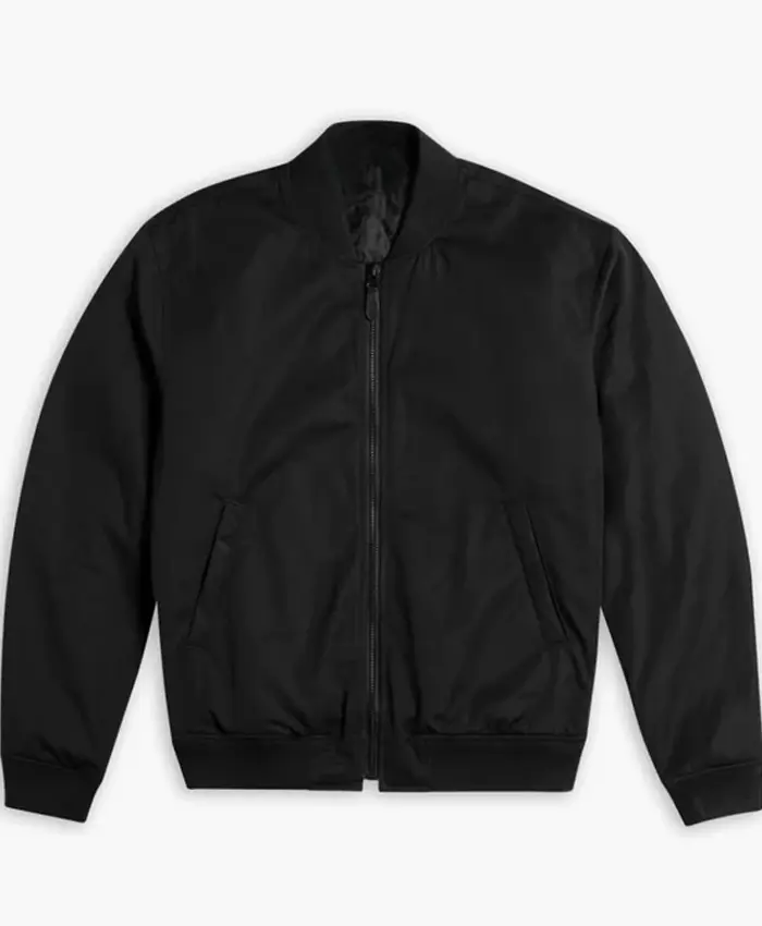 Union Black Bomber Leather Jacket