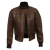Women’s Brown Bomber Jacket For Sale