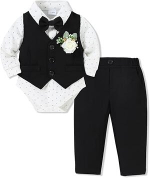 HottestJackets SANMIO Baby Boy 5PCS Gentleman Suit Set